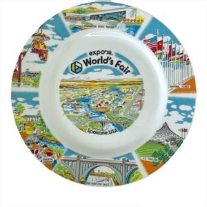 Expo74 worlds fair plate